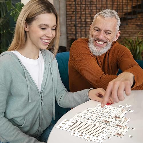 Miniatura 7 de OZTEMETY Juego de cartas de bingo para fiesta en la piscina, juego de bingo de verano para adultos y niños, suministros de fiesta en la piscina,