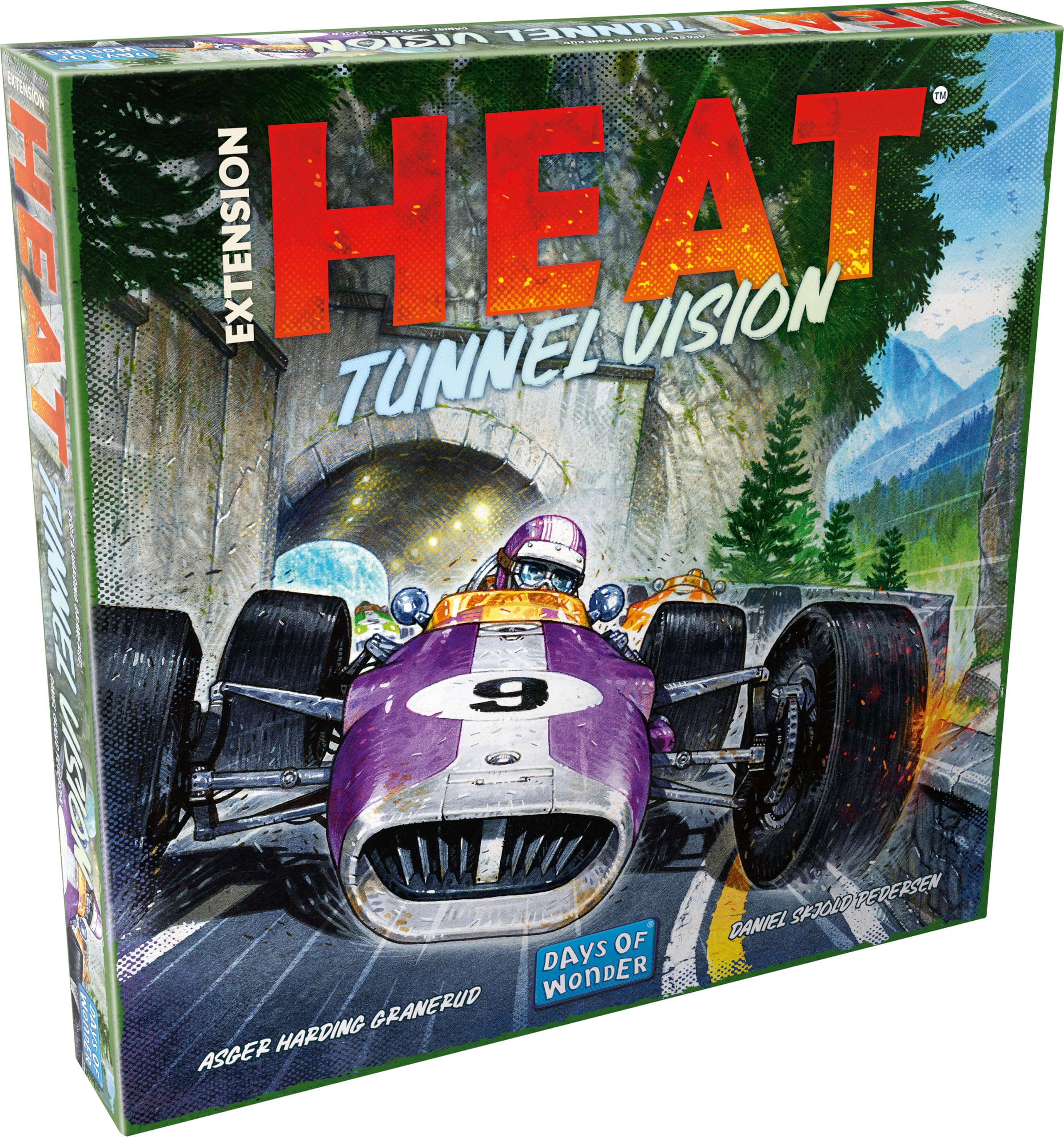 Asmodee - Rozszerzenie ciepła: Tunel Vision - Gry planszowe - Gra planszowa i wyścigowa od 10 lat - 1 gracz i + - 60 minut - wersja francuska
