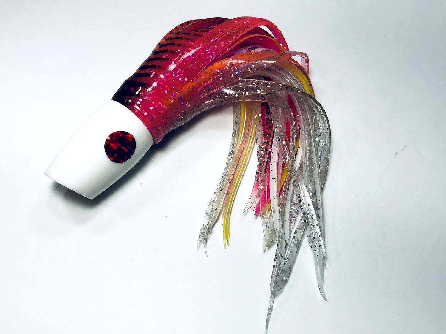 White Slant Hawaiian Plunger Saltwater Big Game Trolling