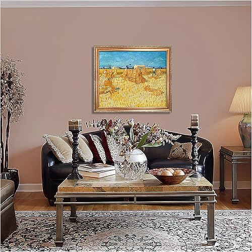 Miniatura 769 de A&T ARTWORK The Starry Night de Vincent Van Gogh. Tamaño del marco: 36 x 30 pulgadas, tamaño de la imagen: 30 x 24 pulgadas, reproducciones clásicas