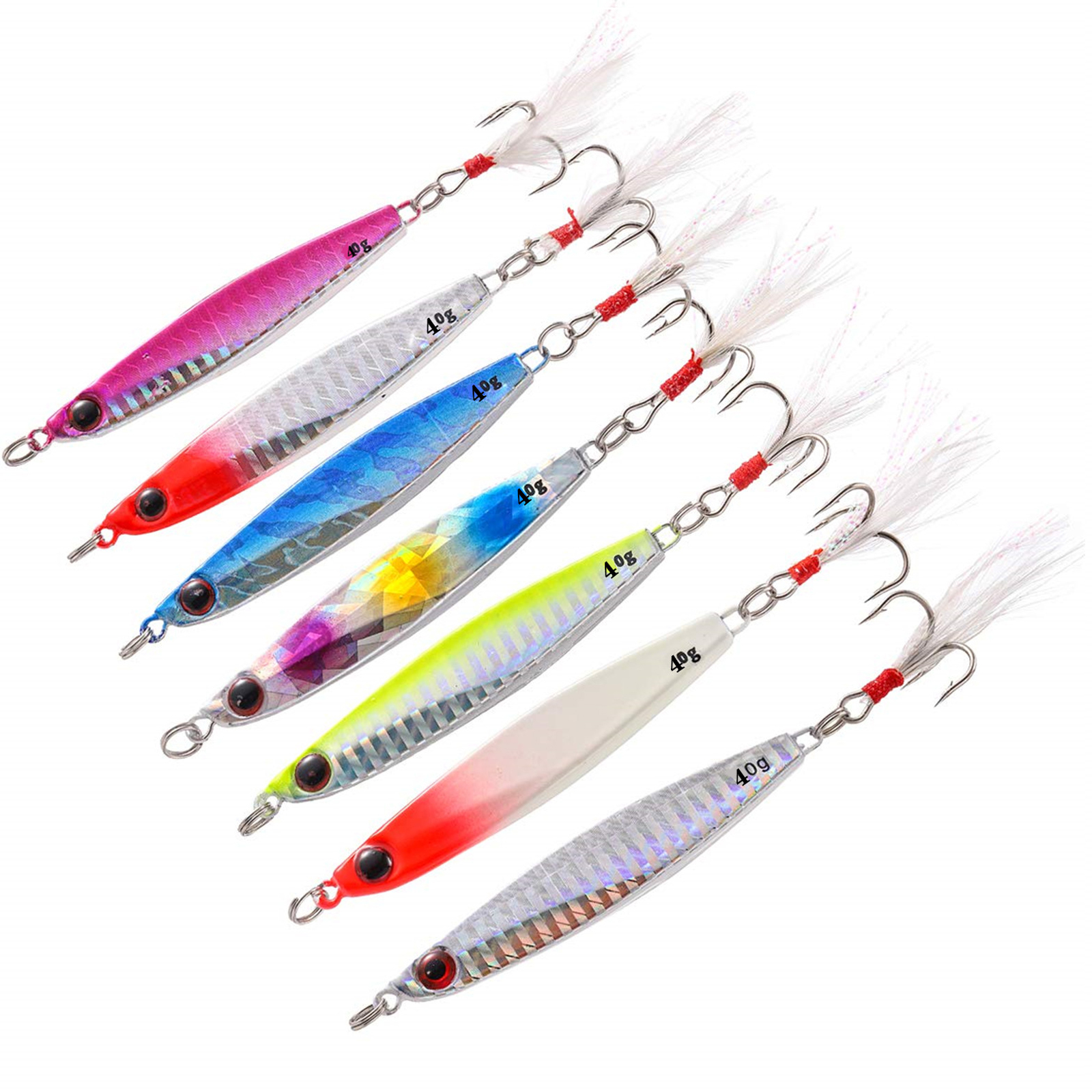 VELTIC Classic Fishing Spinner Lure In Black & Silver - For All Predatory Fish Species