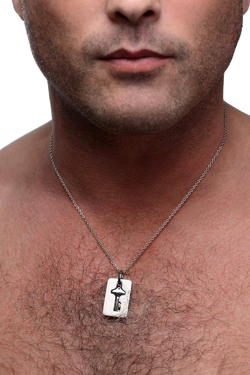 Master Series Cuffed Locking Bracelet and Key Necklace