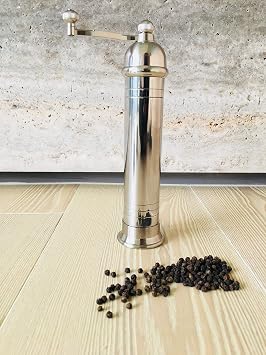 A-ONE Silver Pepper Salt Mills-Pepper Salt Grinder-Stainless Steel for Home Kitchen Restaurant