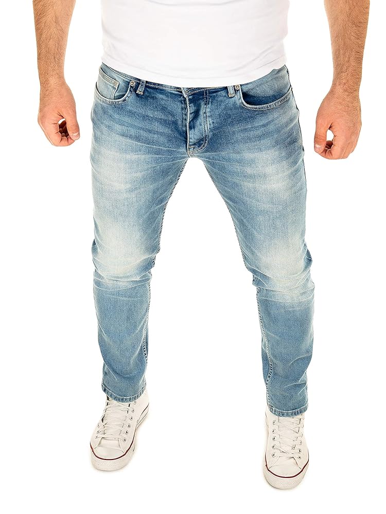 WOTEGA Alistar - Authentics Men's Jeans - Classic 5-Pocket Pants with  Stretch, Blue (Flint Stone 183916), W29/L32 at Amazon Men's Clothing store
