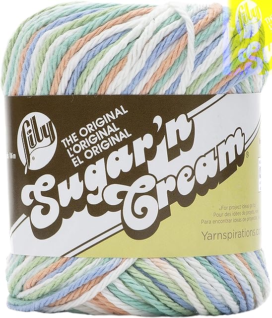 Lily Sugar 'N Cream Yarn - Stoneware Ombre, 56.7g