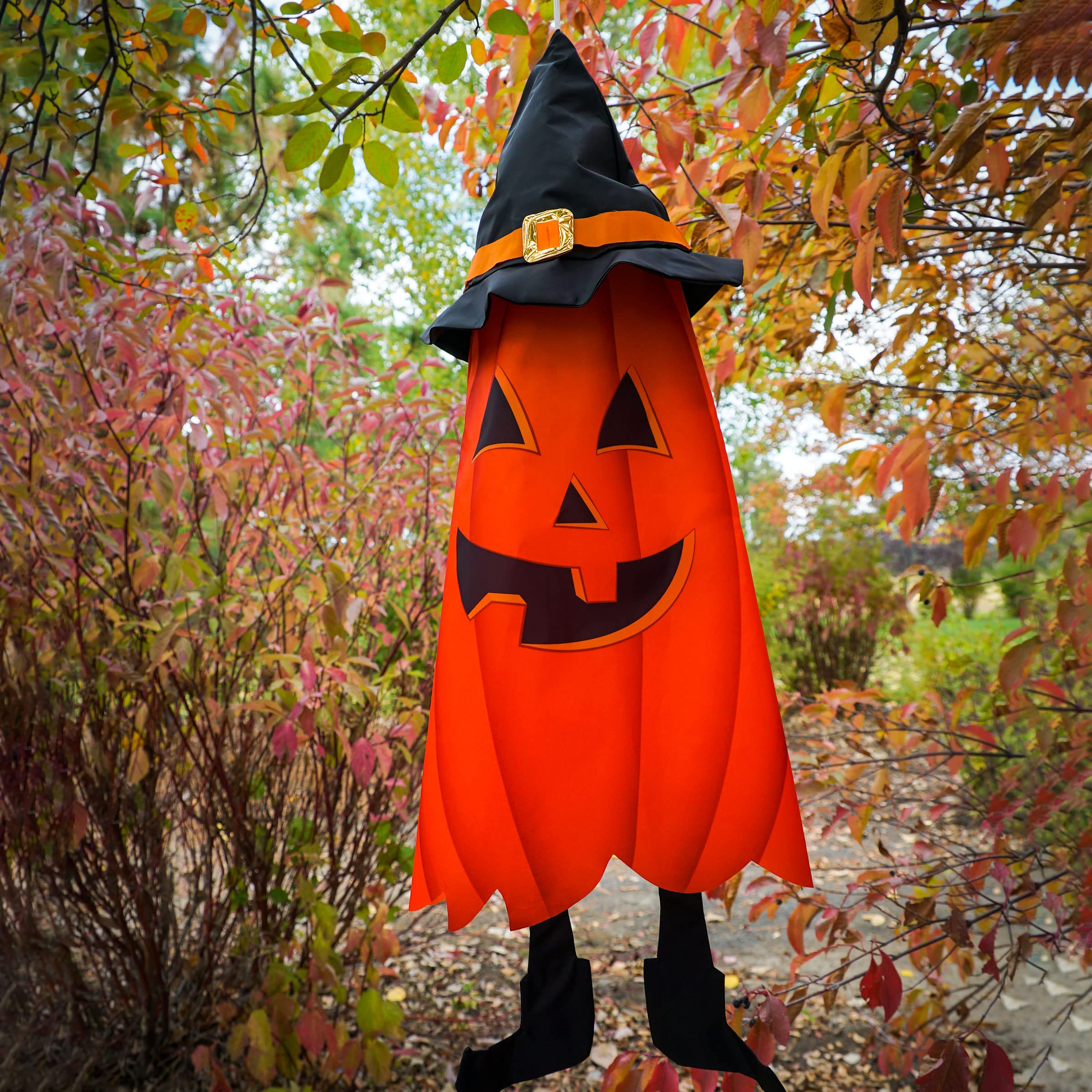 Amazon.com : In the Breeze 5177 Pumpkin Windsock : Patio, Lawn