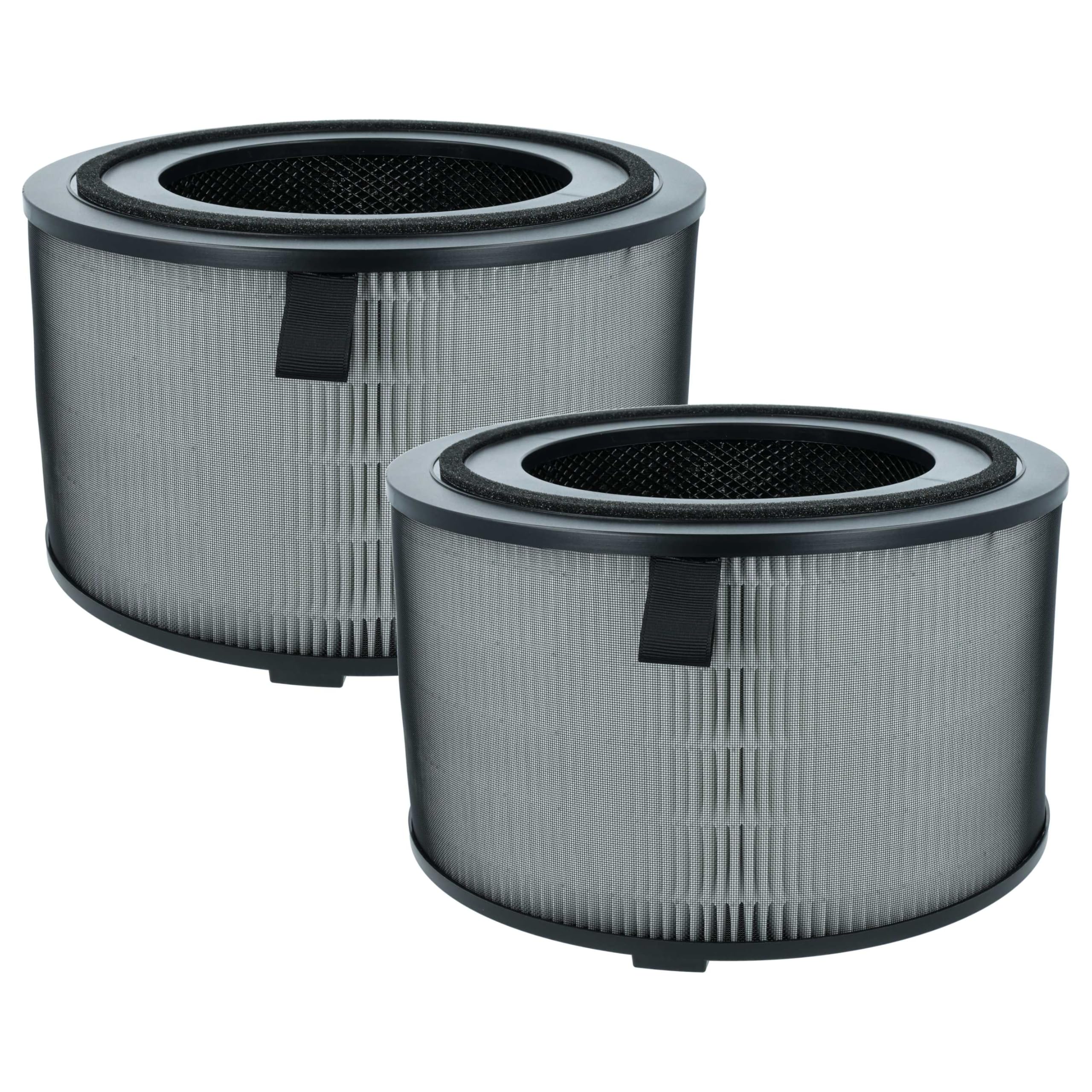 vhbw 2x Air Filter Replacement for Philips FY3200/30 for Air Purifier - Combi Filter Pre Filter + HEPA + Activated Carbon