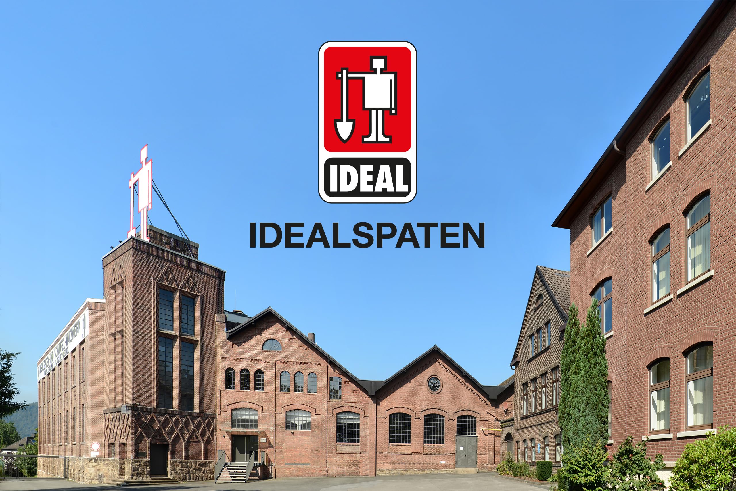 IDEAL-Handschaufel schmal | geschmiedetes, spezialgehärtetes Stahlblatt mit scharf angeschliffener Schneide, handgefertigt in Deutschland, Buchenholzstiel 40 cm mit Aufhängebohrung,