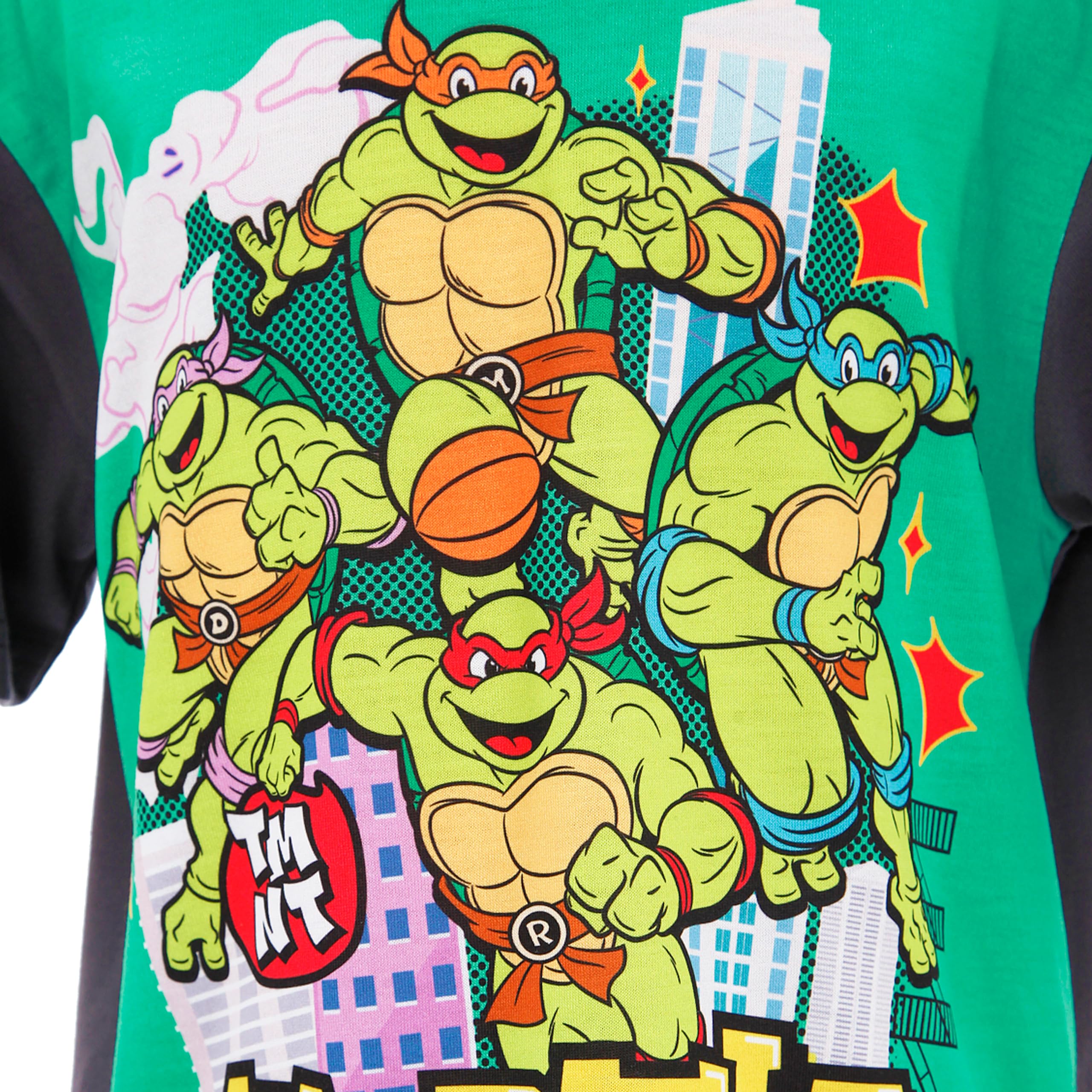 Teenage Mutant Ninja Turtles Pijama Pijamas Niño Verano | Pijama Corto TMNT