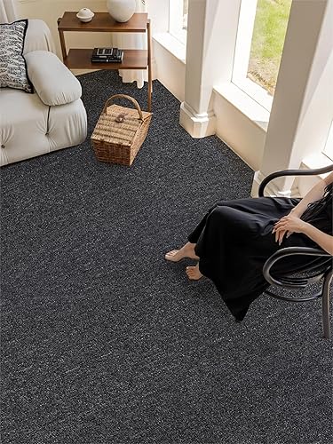 Miniatura 2 de Alfombra cuadrada de 24 azulejos64 pies cuadrados, azulejos de alfombra, altura del pelo de 0.24 pulgadas, azulejos de alfombra comercial, acolchado