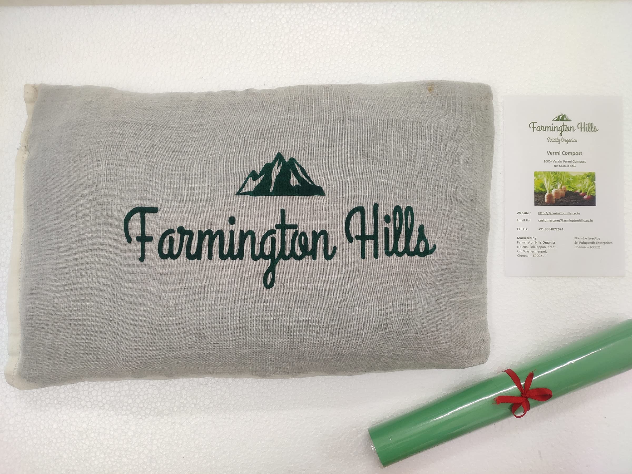 Farmington Hills Vermi Compost Fertilizer Manure for Plants - 5 KG - Vermicompost