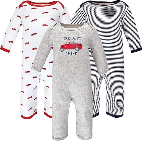 Hudson Baby - Enterizos de algodón para niñas bebés