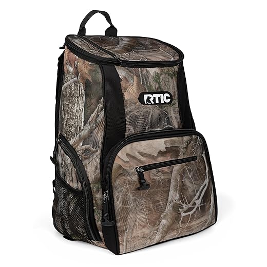 RTIC Lightweight Backpack Cooler, 15 Can, Portable Insulated Bag for Men & Women, Leak Proof Material