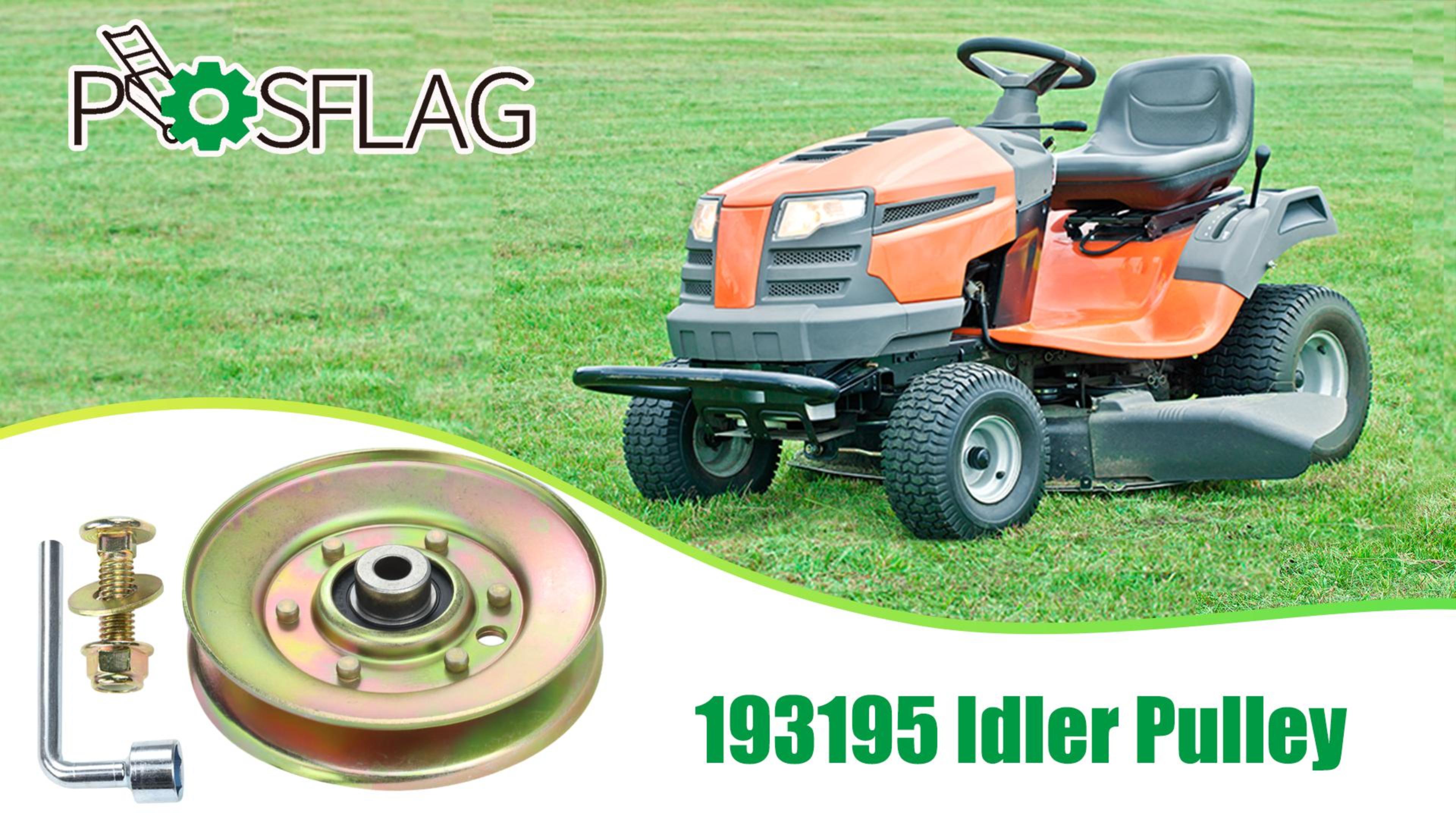 Amazon.com : POSFLAG 189993 Idler Pulley Craftsman Replaces 189993