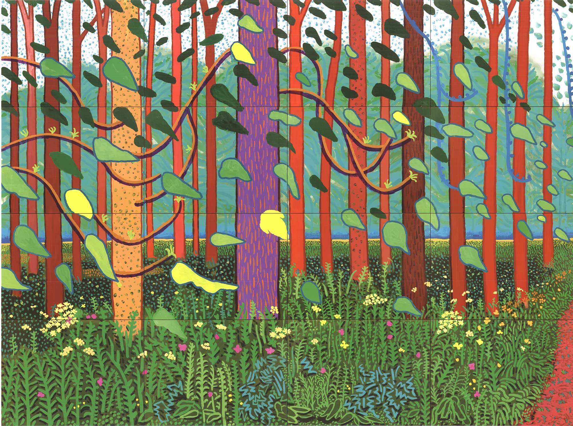 Amazon.co.jp: DAVID HOCKNEY The Arrival of Spring in