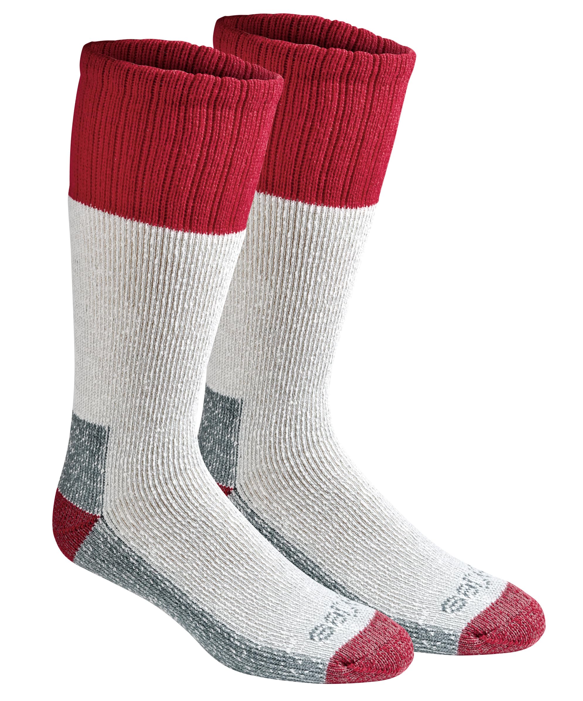 DickiesMen's 2 Pack High Bulk Acrylic Thermal Boot Crew Socks