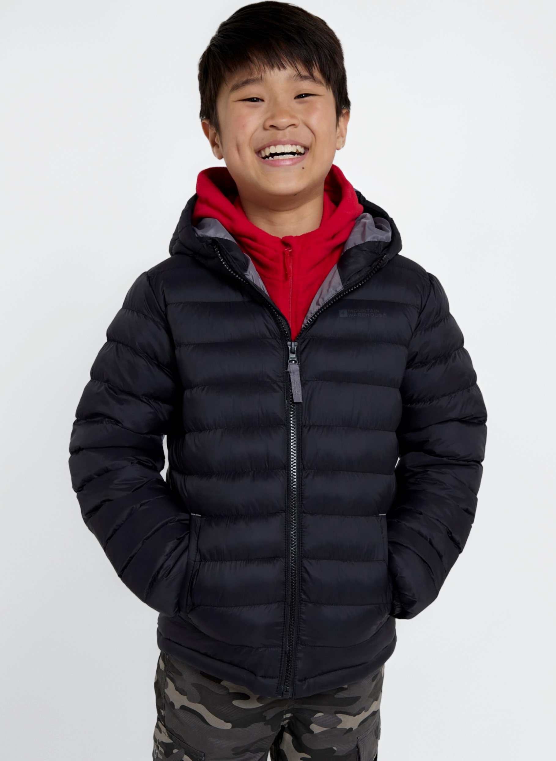 Seasons Padded Kids Puffer Jacket - Water Resistant, Lightweight & Insulated Coat, Boys & Girls - Autumn, Winter, School, Travel