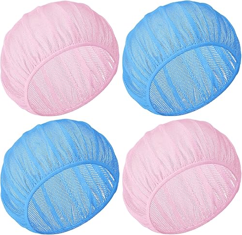 Chuarry Gorro de dormir de malla para dormir de 4 piezas para mujeres
