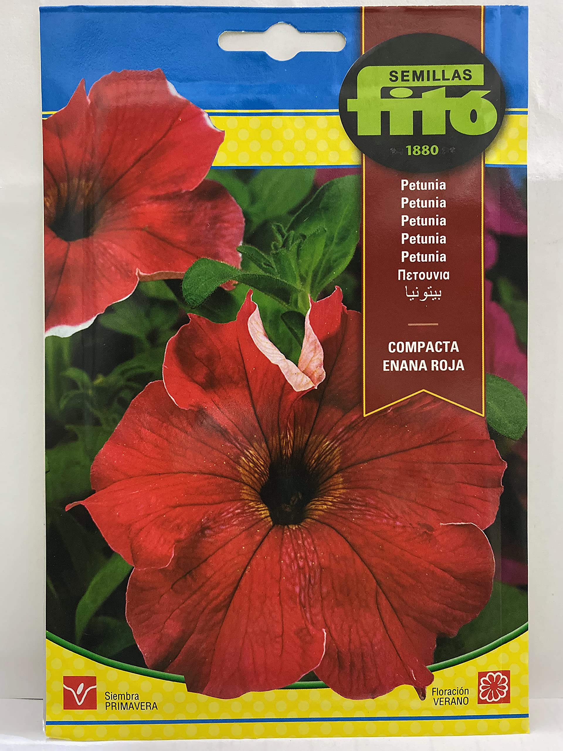 Semillas Fito PETUNIA ROJA (Net weight 600 mg.) – بذور بیتونیا