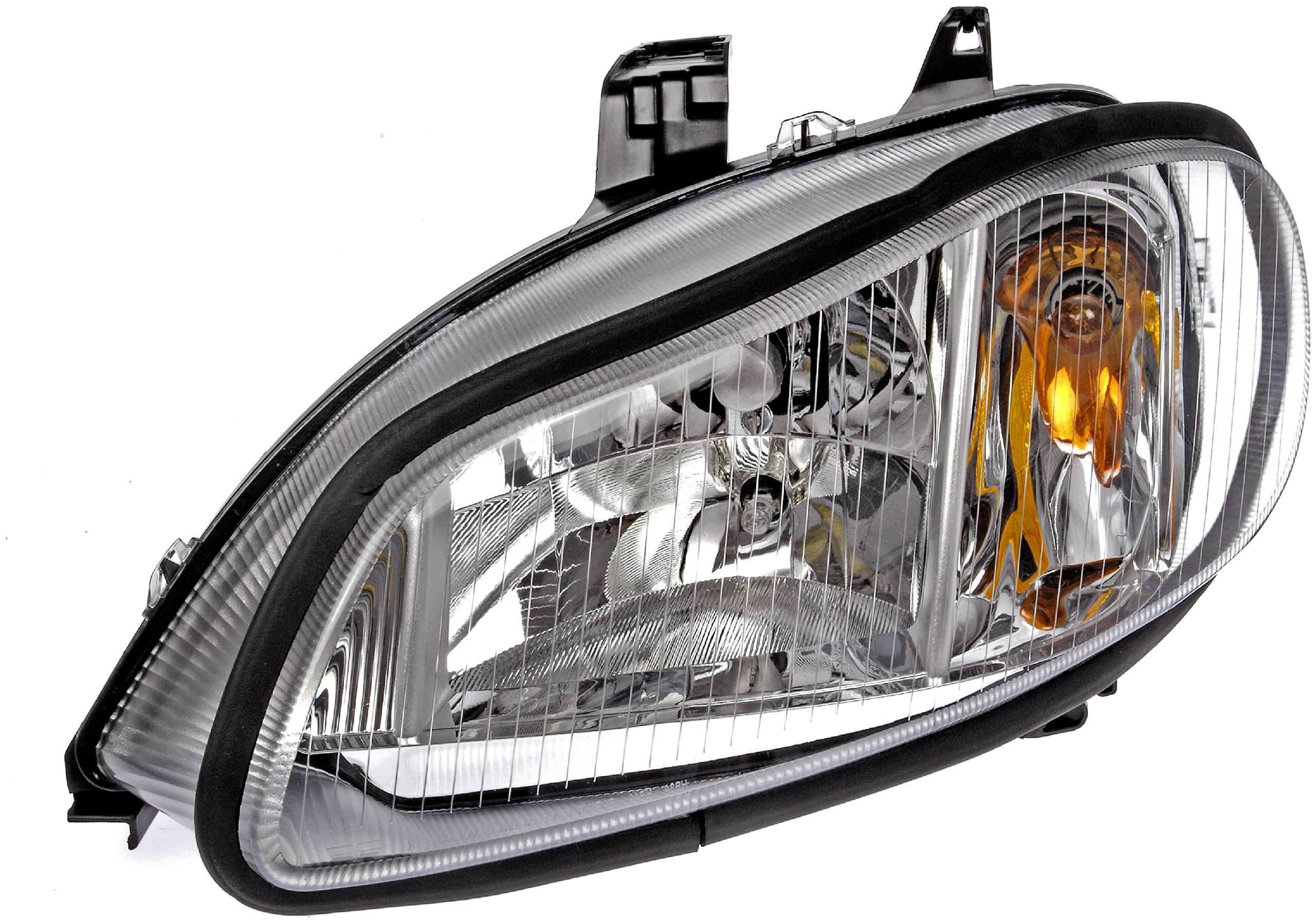 Dorman 888-5204 Driver Side Heavy Duty Headlight Compatible with Select Freightliner / Thomas Models - Dorman Headlight Assembly 888-5204 - DORMAN Heavy Duty Headlight for Freightliner - HEADLIGHT - Heavy Duty Headlight - Headlamp - Need a new headlight assembly that looks, fits and performs like the original, for less than going back to the dealership? This replacement headlight was reverse-engineered to match the stock headlight on specific vehicles. - Freightliner 2021-03, Thomas 2021-04 - Heavy Duty Headlight