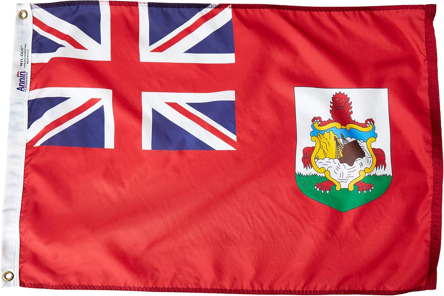 Annin Flagmakers Bermuda Flag USA-Made to Official United Nations Design Specifications, 2 x 3 Feet (Model 220020)