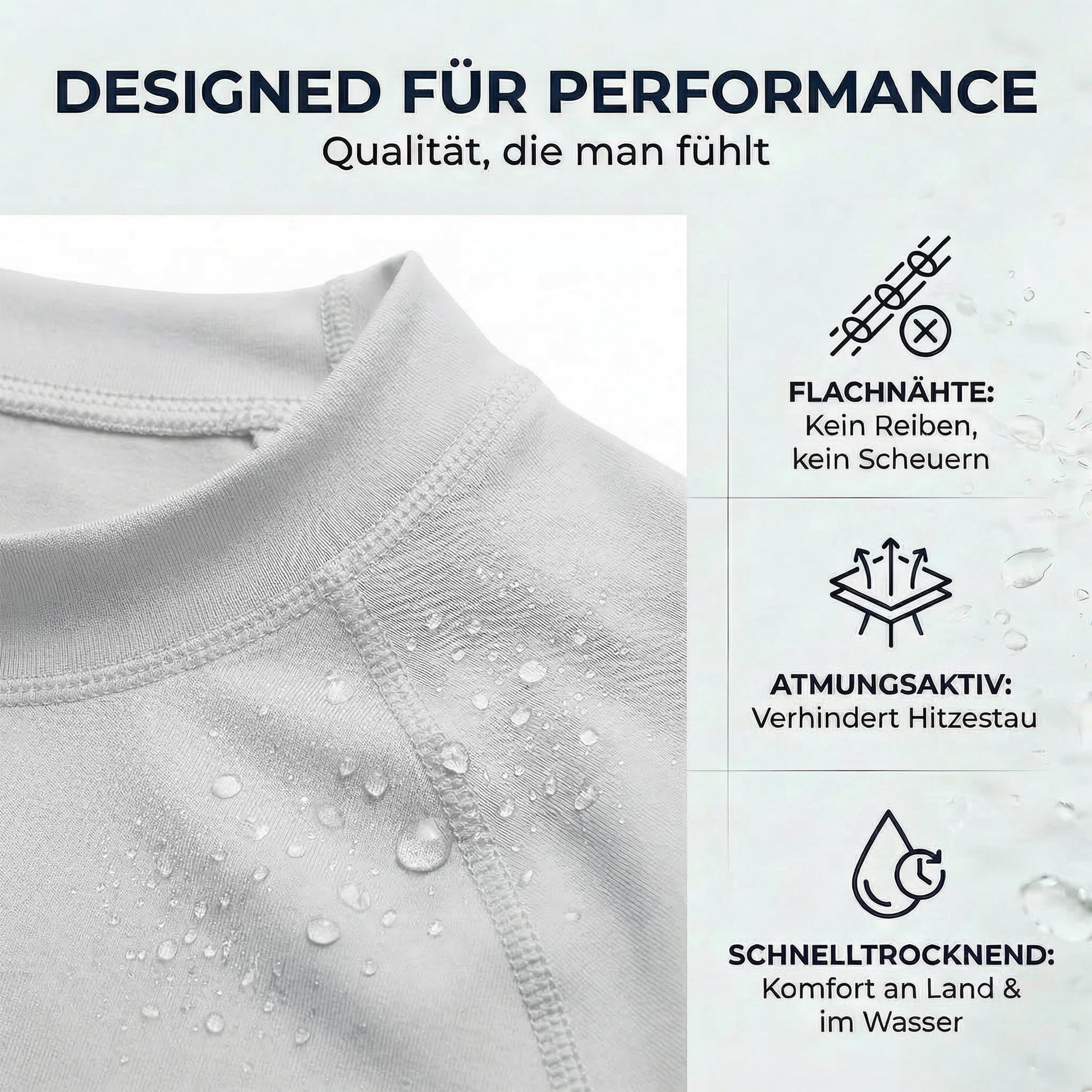 iQ-UV Herren 300 Shirt Kurzarm Loose Fit UV T-Shirt