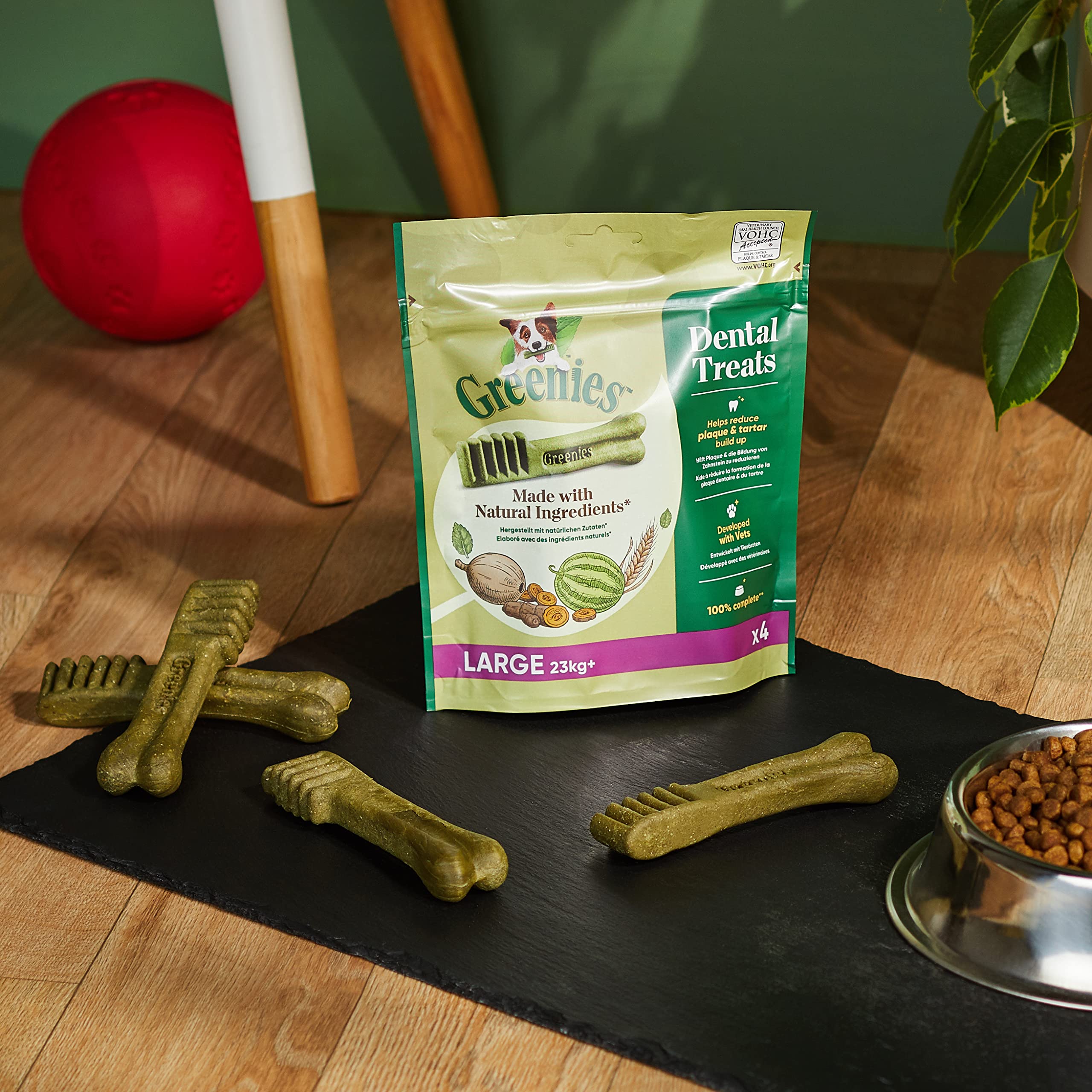 GREENIES Daily Original Large Dog Treats – The Smart Dental Treat – 12 Chews