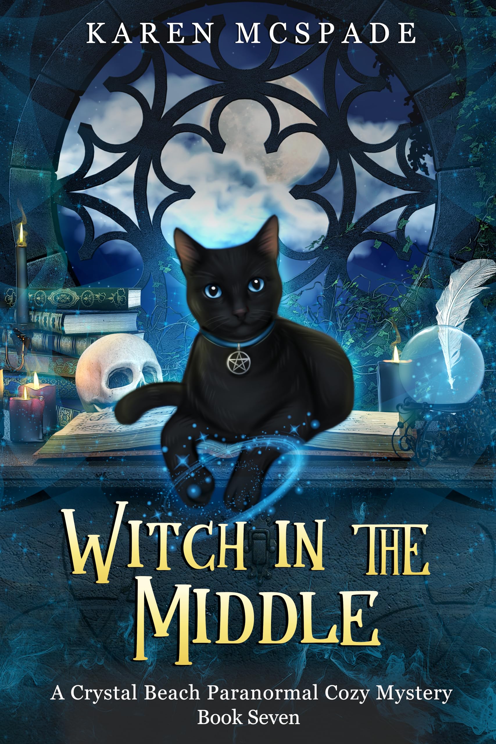 Witch In The Middle: A Crystal Beach Paranormal Cozy Mystery (Crystal Beach Magic Mystery Series Book 7)