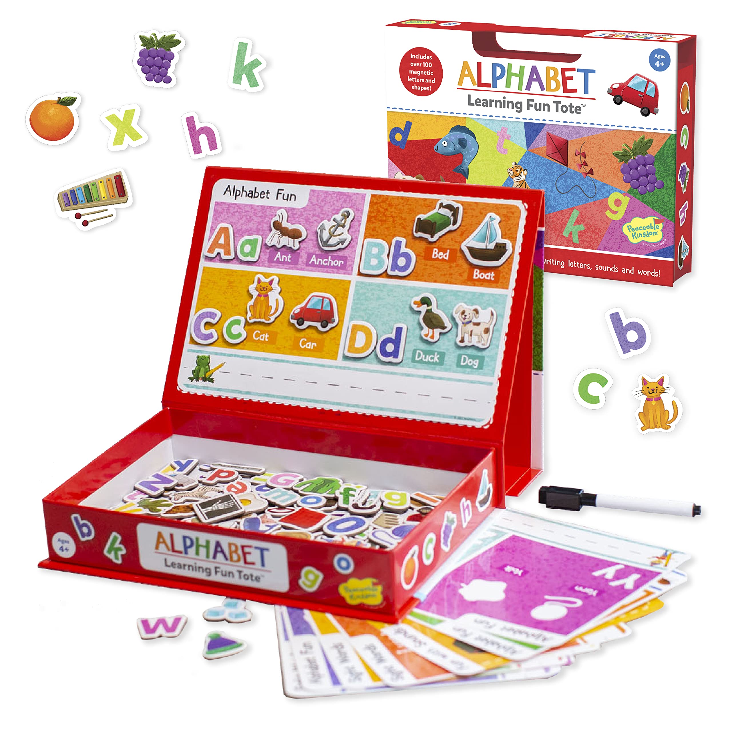 Amazon.com: Peaceable Kingdom Alphabet Learning Fun Tote, Hands-on