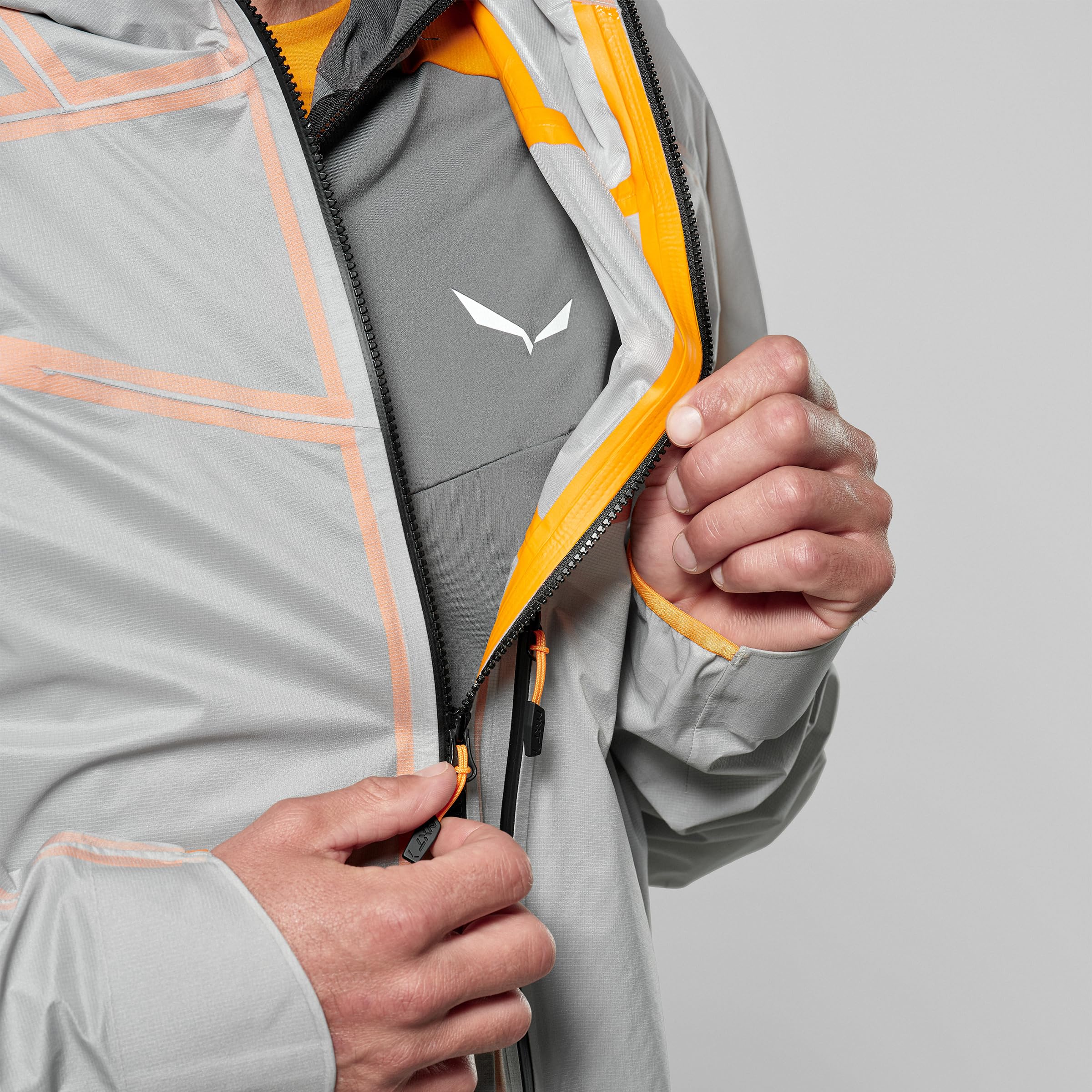 Salewa Herren NXT PTX 3L Jacke, alloy, M