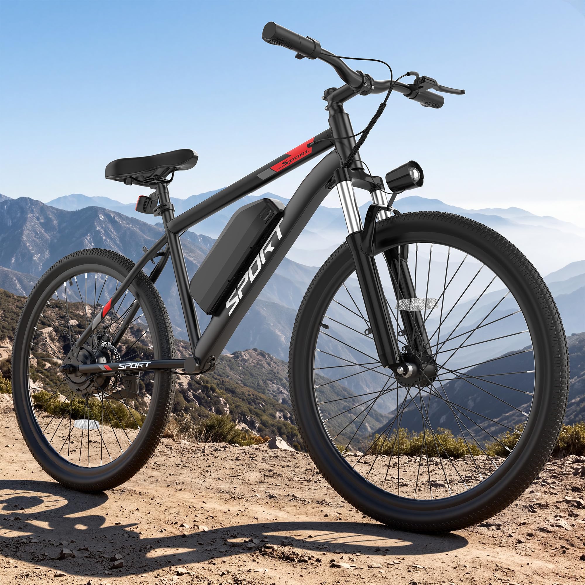 Electric Bike for Adults, 20”/26" 1000W Peak Motor Electric Bike, Ebike with 48V 249WH Re…