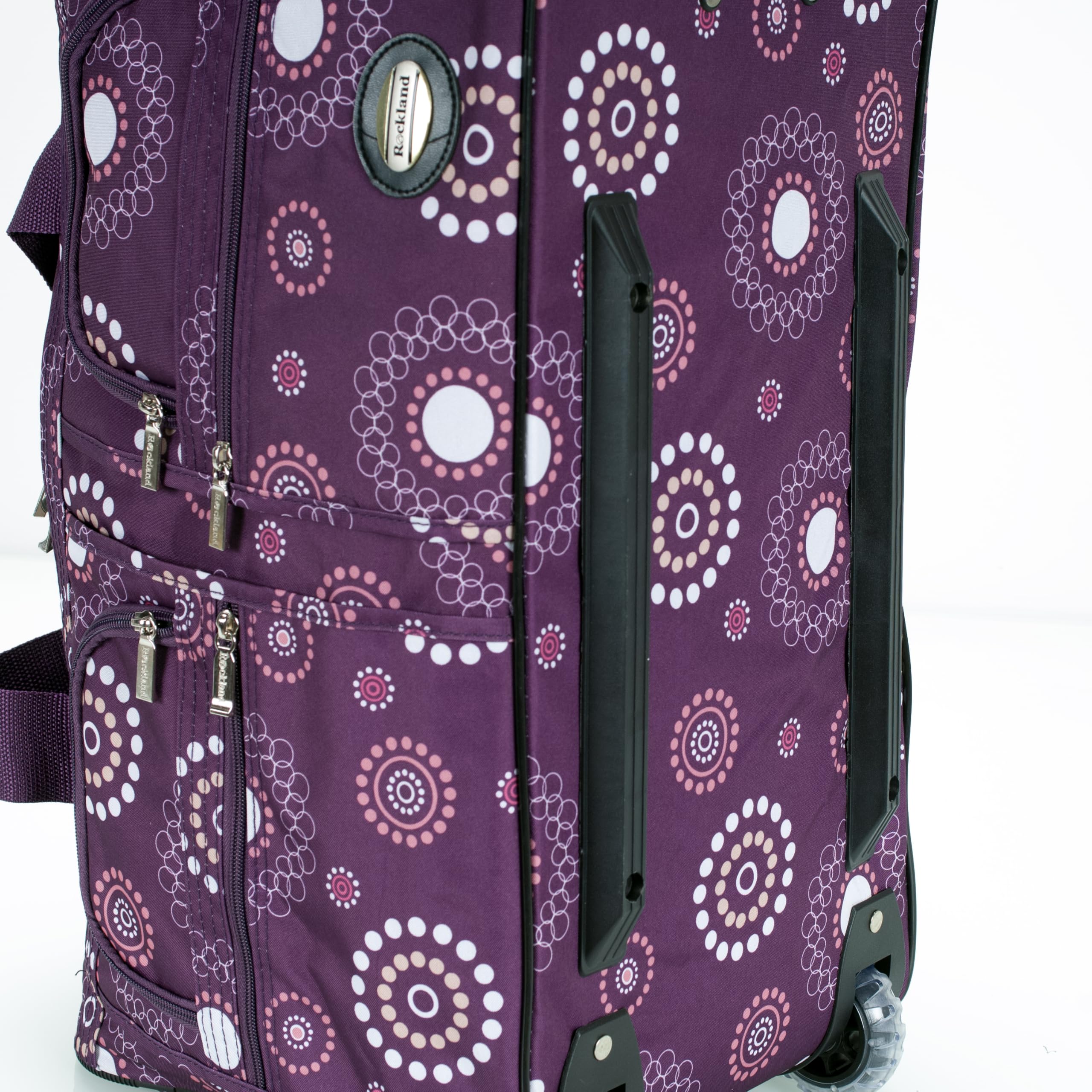 Rockland Sac de Sport à roulettes, Perle Violette, 55,9 cm (22"), Sac de Sport à roulettes