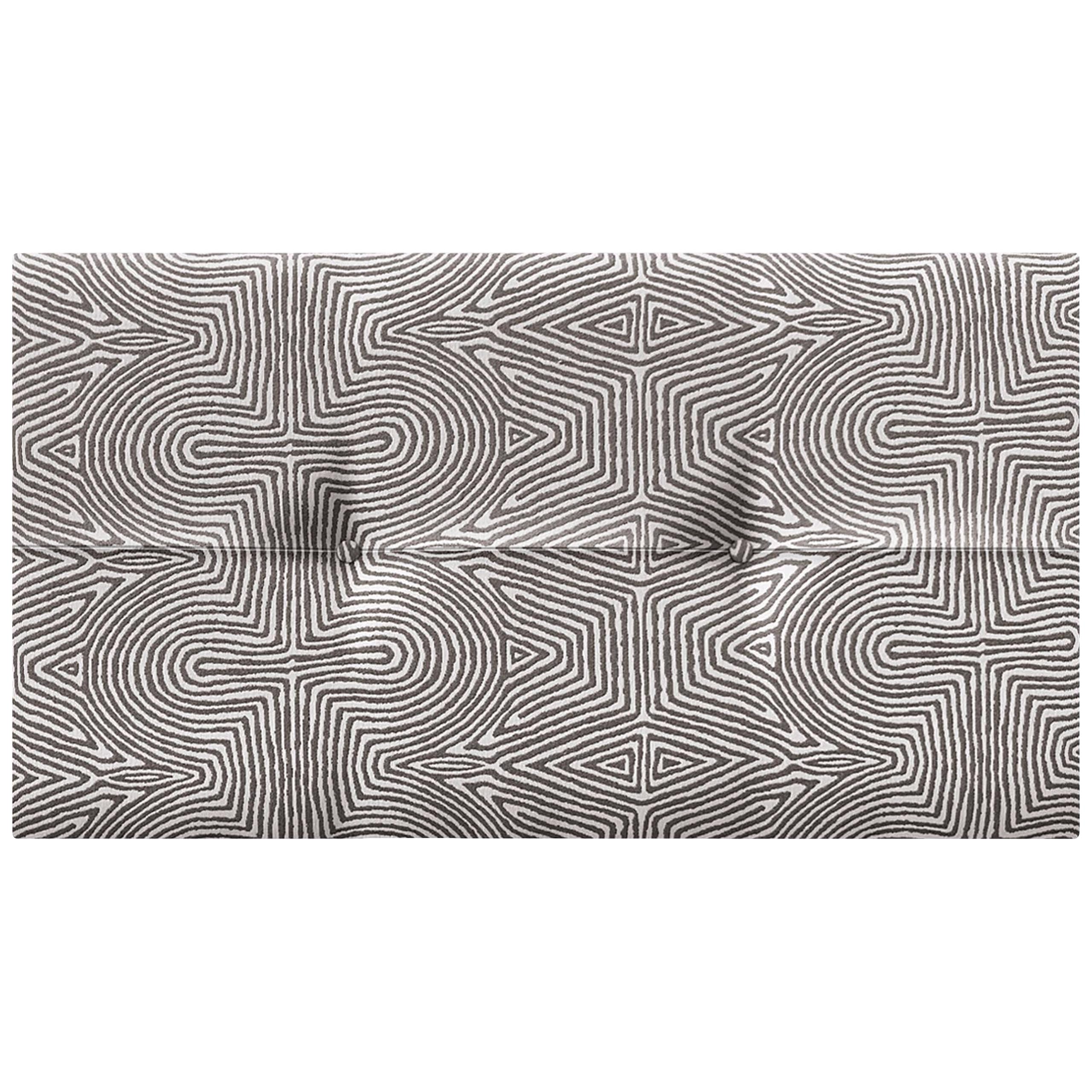 DHOME Cabecero de Tejido Luxury con Botones Cabezal Tapizado Cama Dormitorio Moderno Top Trending (Tribal, 80cm)