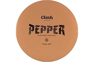 Clash Discs Pepper Steady Plastic Advanced Level Disc Golf Distance Driver