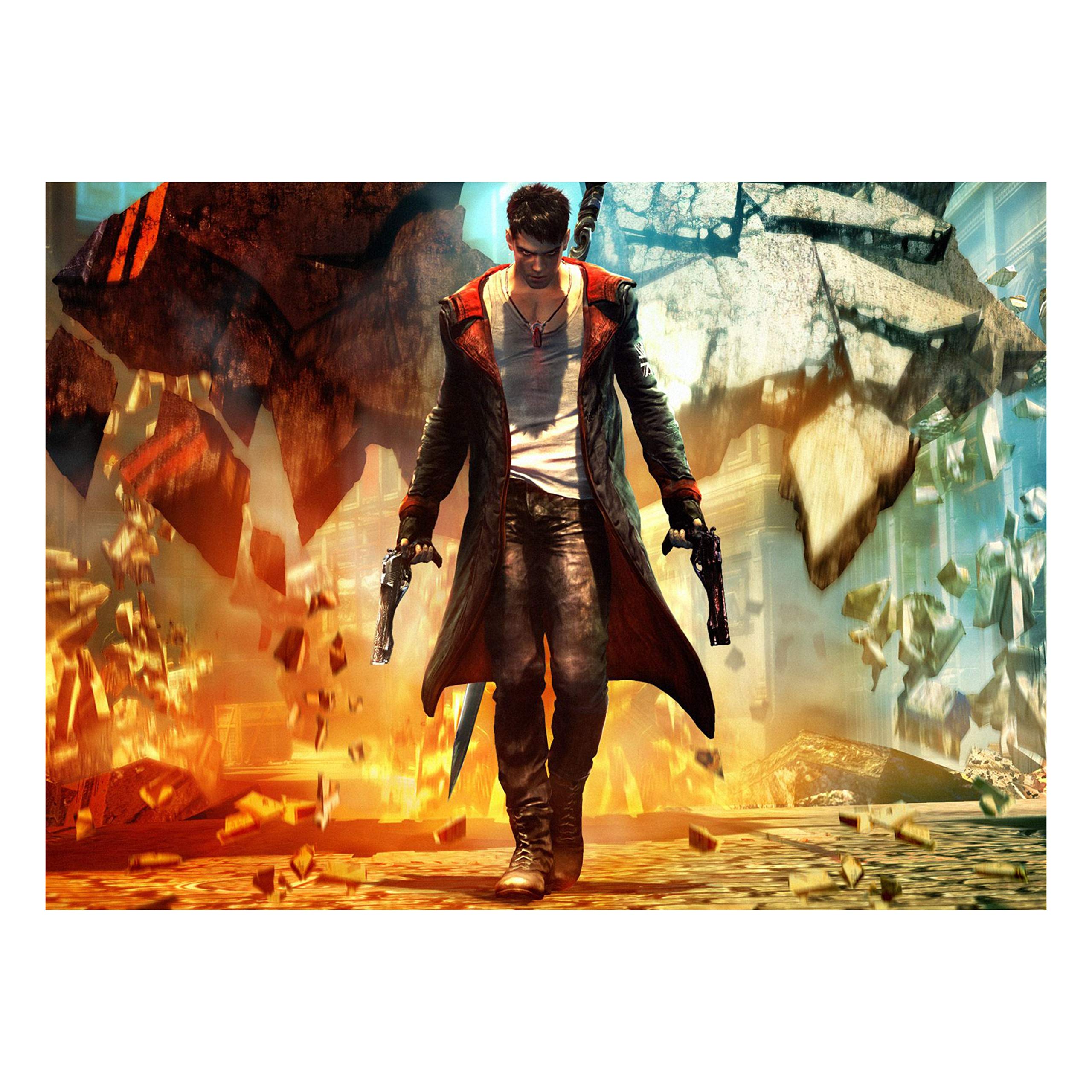 Voorkoms Devil May Cry Game Large Paper with Laminated New Wall Sticker Size 12x18