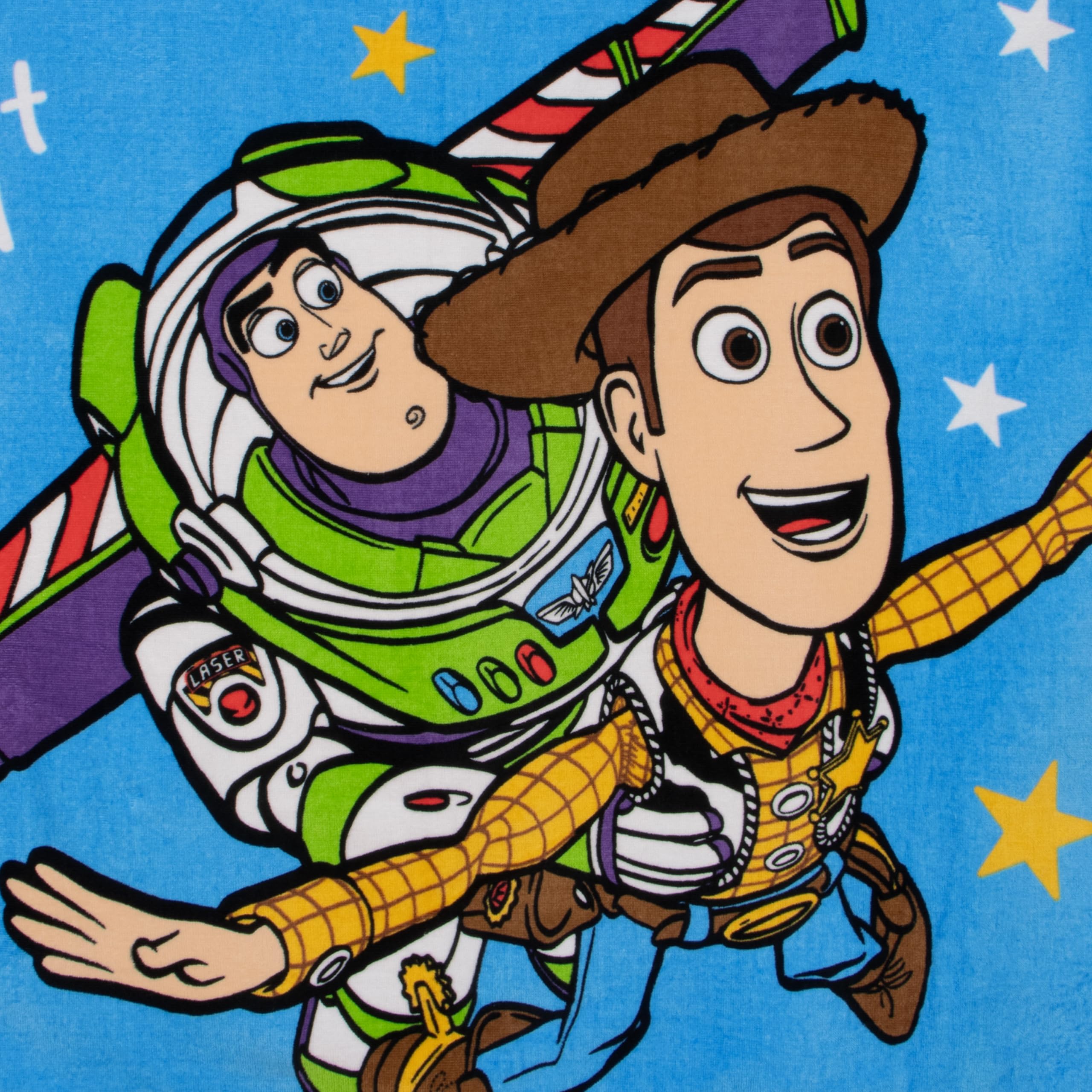 Disney Toy Story Poncho Mare Bambino, Asciugamani Bambini Asciugamano Da Bagno Woody Buzz Lightyear Telo Mare Cotone, One Size