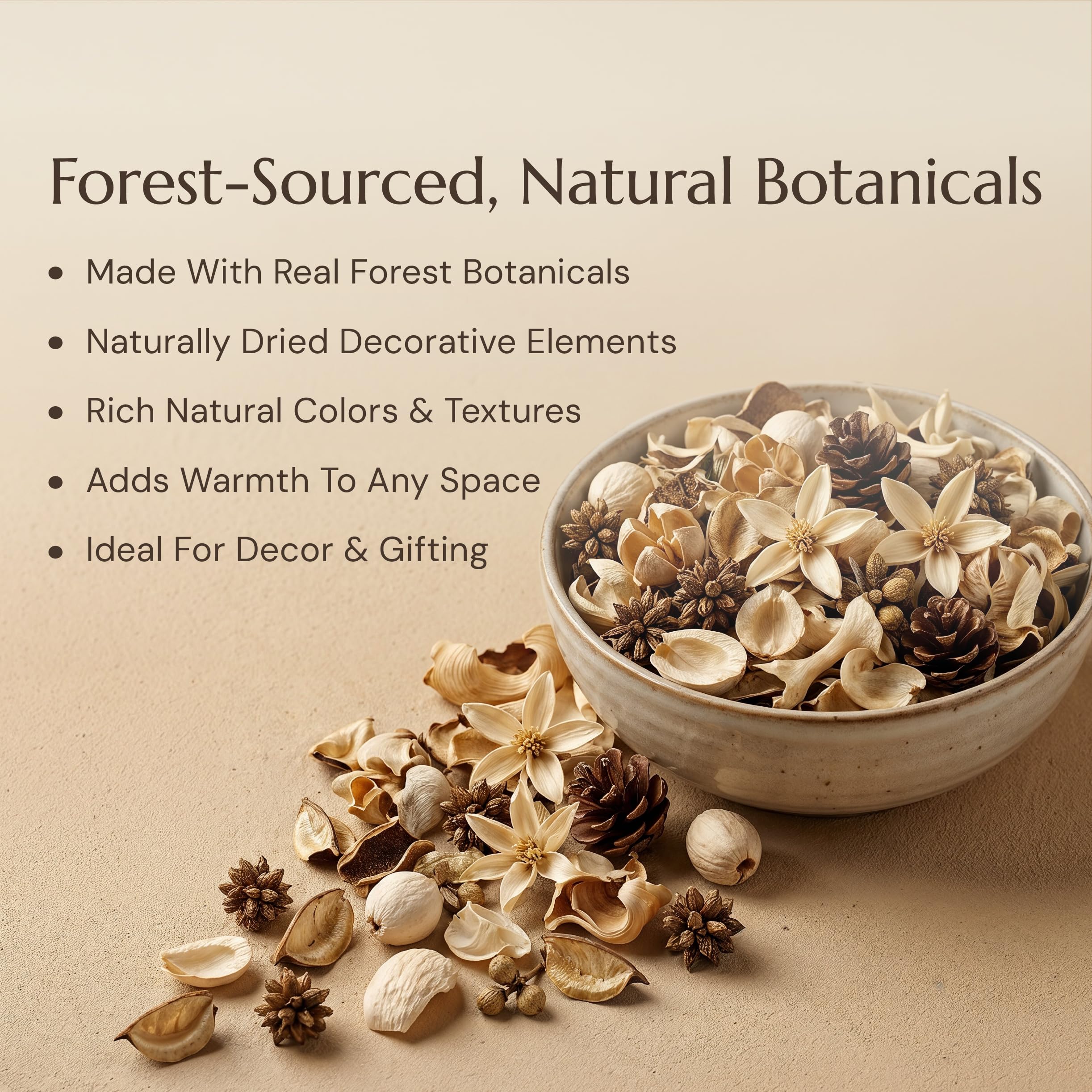 Soul & Scents Vanilla Potpourri Pack of 2 | Dried Flowers | Fine-Living | Natural Decoration | Mood Enhancer | Perfect for Home Decor, Gifts, and Aromatherapy | Made in India | 140gm Each 4