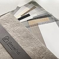 Vista 2 de Graywind Eve Zebra Blinds - Persianas de doble capa, control de luz de privacidad, talla única (muestras de tela)