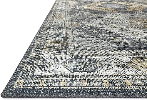 Miniatura 3 de Loloi II Skye Collection SKY-09 - Tapete decorativo, suave, duradero, retro, efecto envejecido, pelo corto, no se desprende, limpieza fácil, 9 x 12