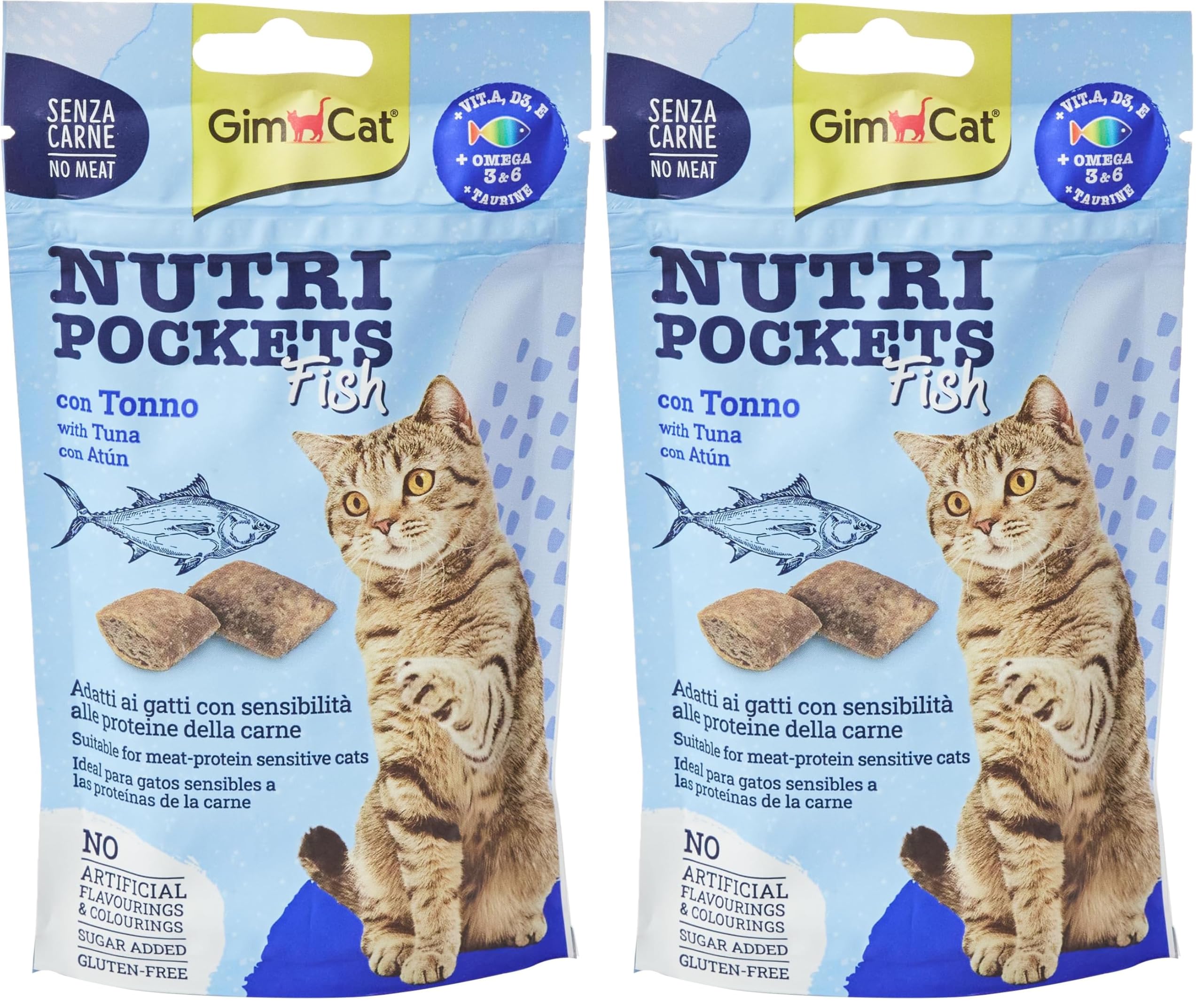 GimCat Kedi Ödül Tableti Np Ton Balıklı, 60 gr 2li paket