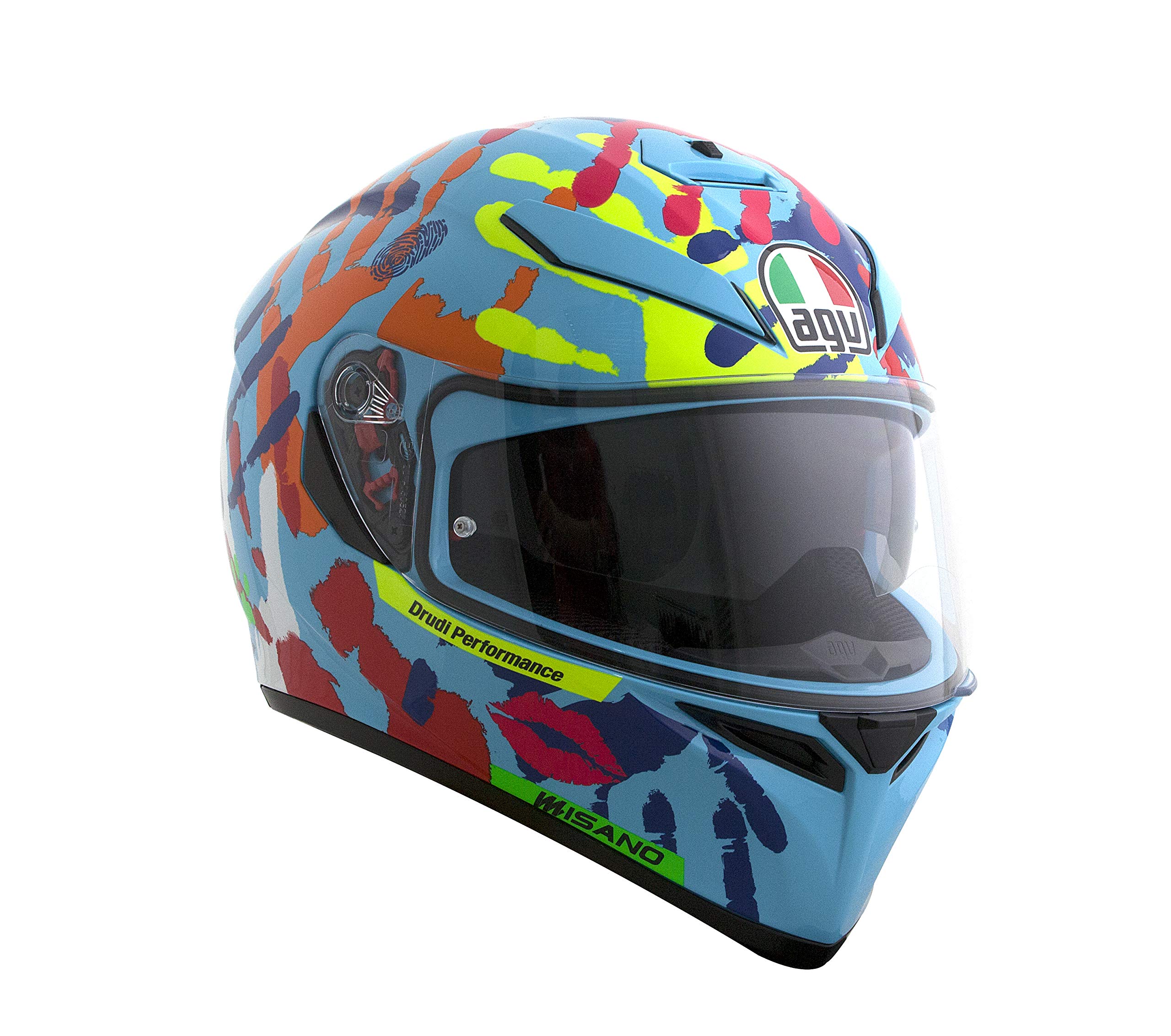 Capacete Agv K3 Sv Misano 2014 Azul 63-64/Xxl | Amazon.com.br