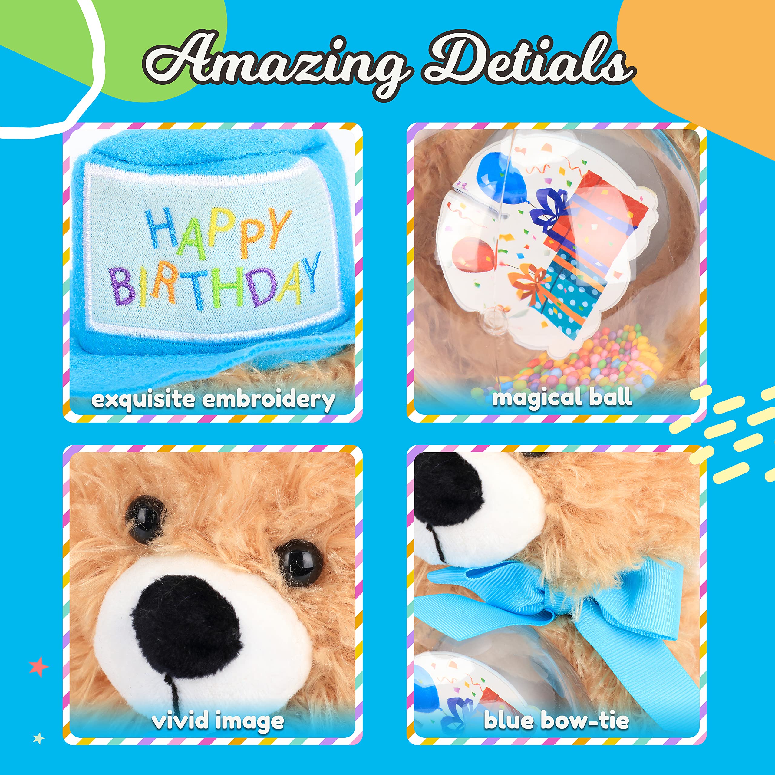 happy birthday singing stuffed animals