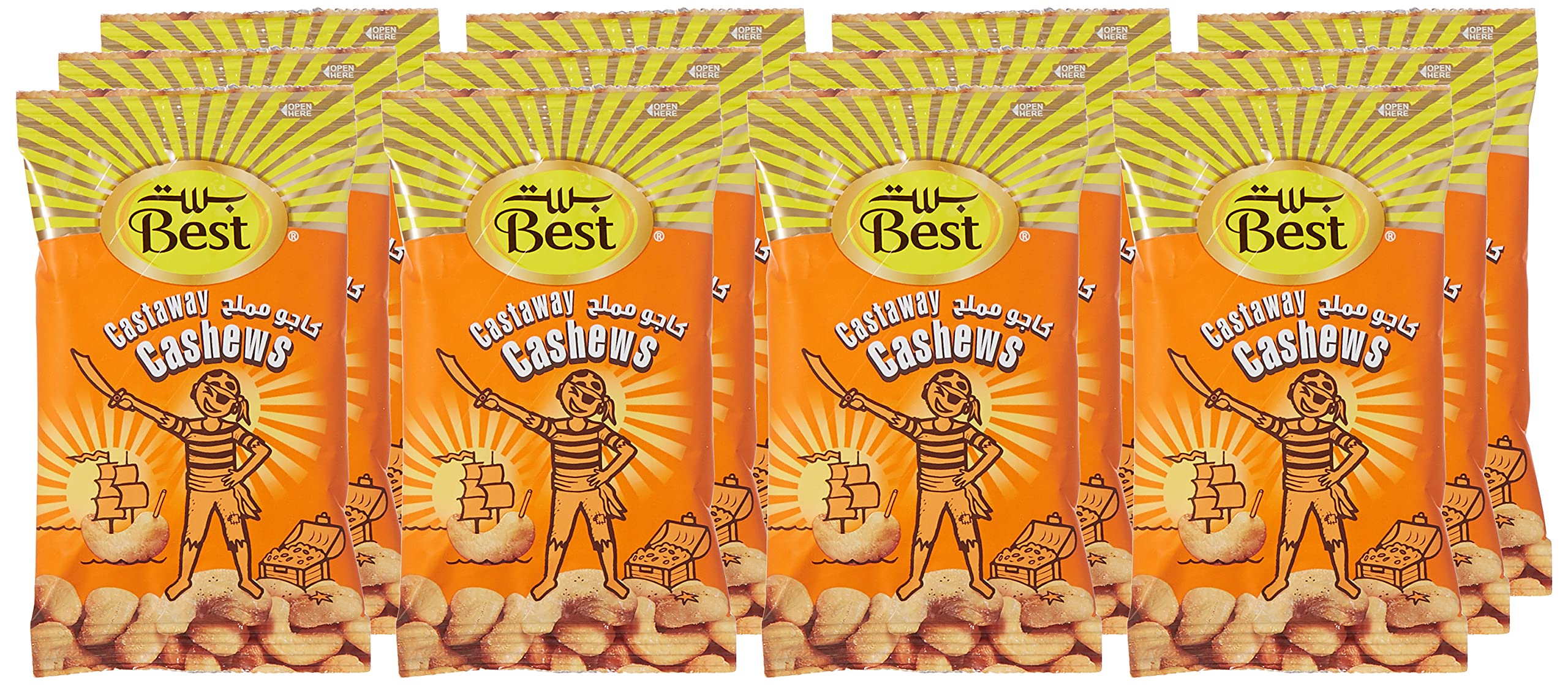 BestSALTED CASHEWS 13GM BOX 12PCS