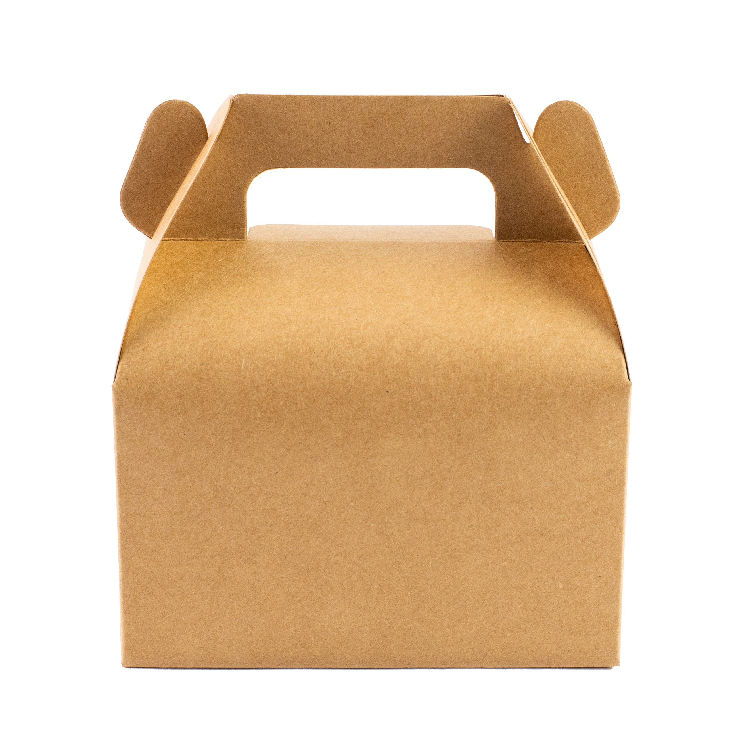 Bakewell's Cake Boxes 20 x Halloween Takeaway Party Box Cake Gift Carrier Brown Children's Xmas (20 Boxes)