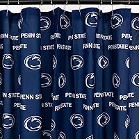 Vista 29 de College Covers Everything Comfy Alabama Tide - Cortina de ducha brillante y colorida, 70 x 72 pulgadas