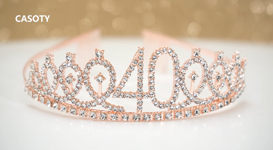 Amazon.com : Casoty 40 & Fabulous Hairband and Tiara Set  display picture 1