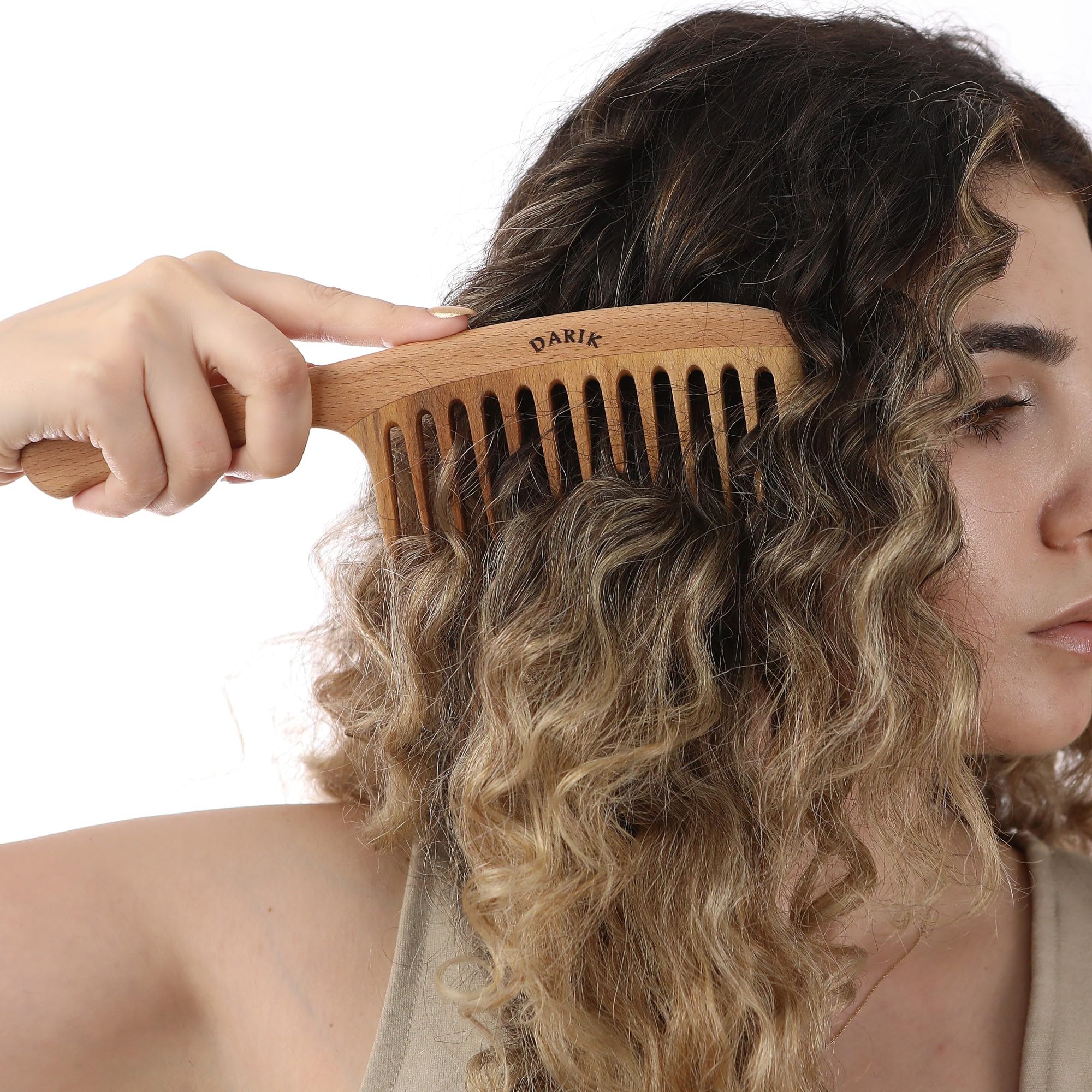 Cepillo Ancho de Madera para Cabello drewniany grzebień z szerokimi zębami, naturalna szczotka do włosów, styl vintage, drewniany grzebień do delikatnej stylizacji, antystatyczny grzebień do włosów