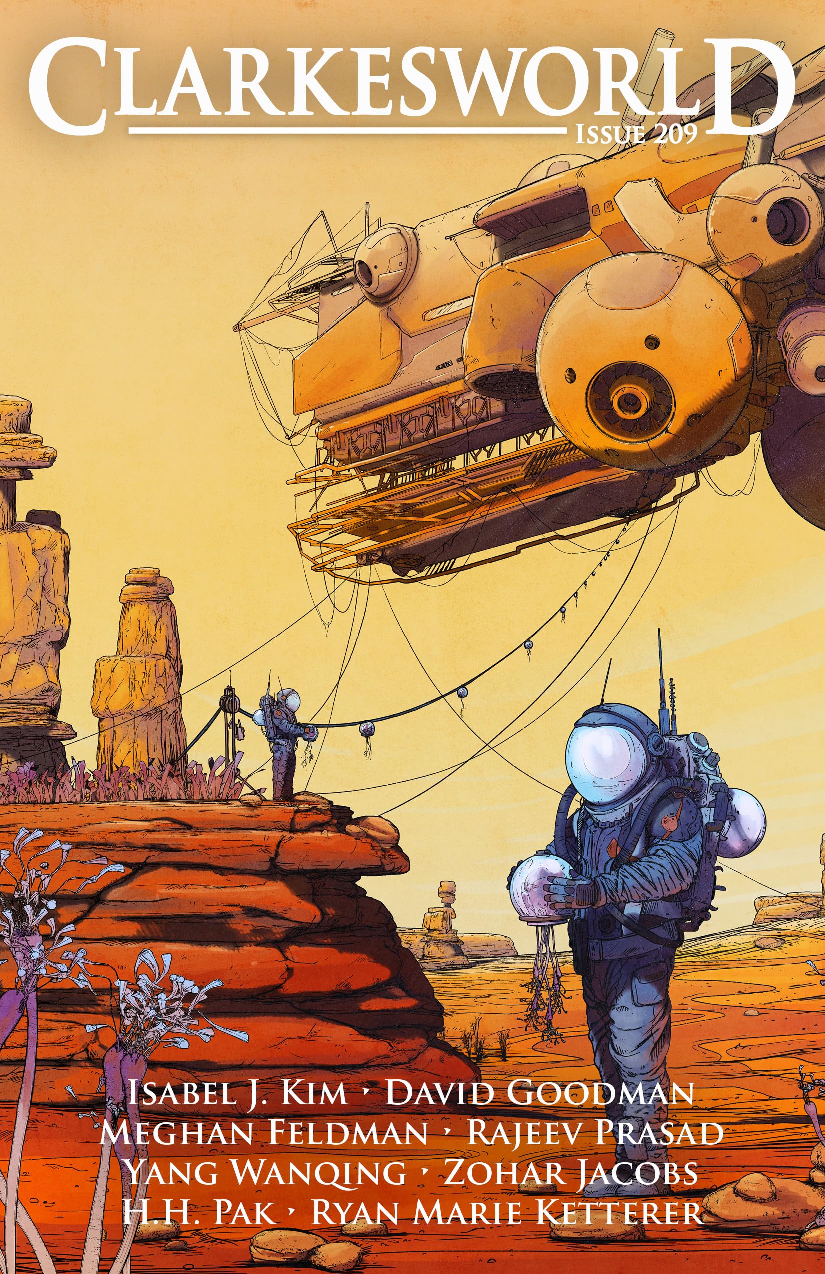 Cover of Clarkesworld, February 2024