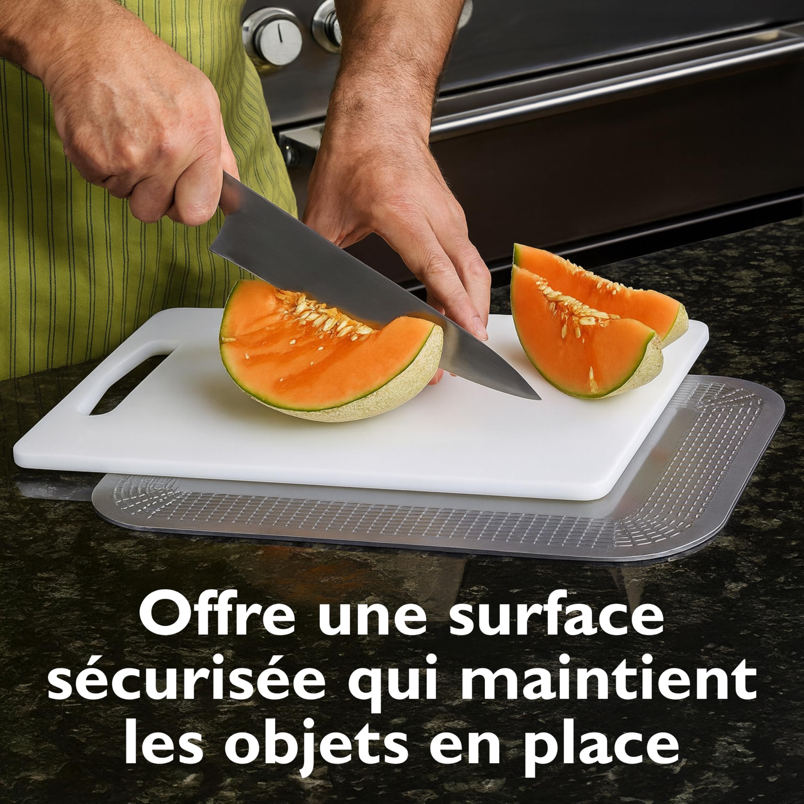 Dycem 38 x 45 cm Anti-glisse Jaune é paisseur 3 mm