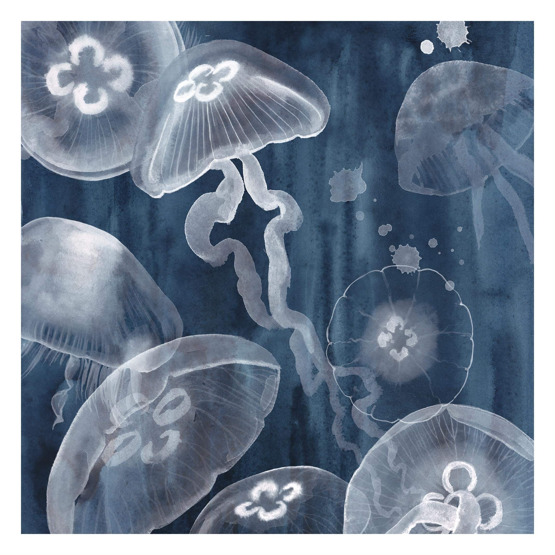 Moon Jellyfish Wallpaper